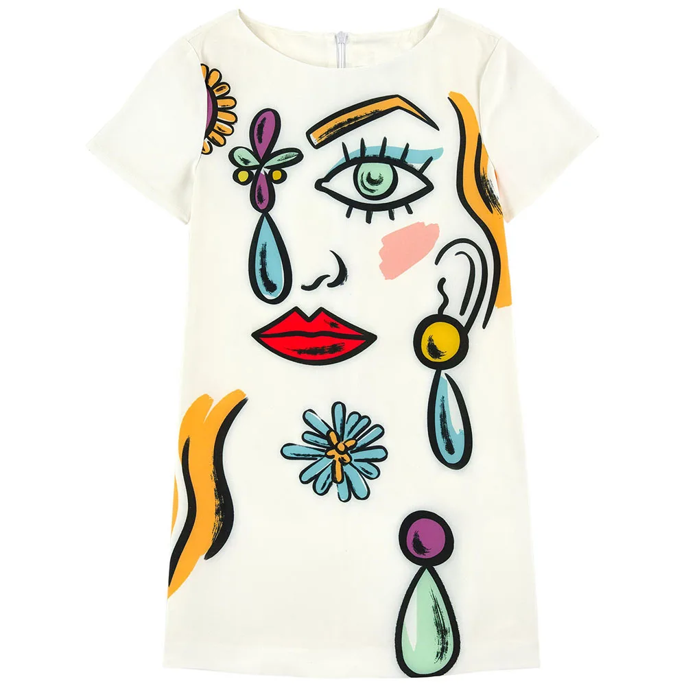 Girl clothing bibs dress nice Girls beautiful Dresses Summer style big brand Print Children Designer baby Kids Clothes Fashion | Детская