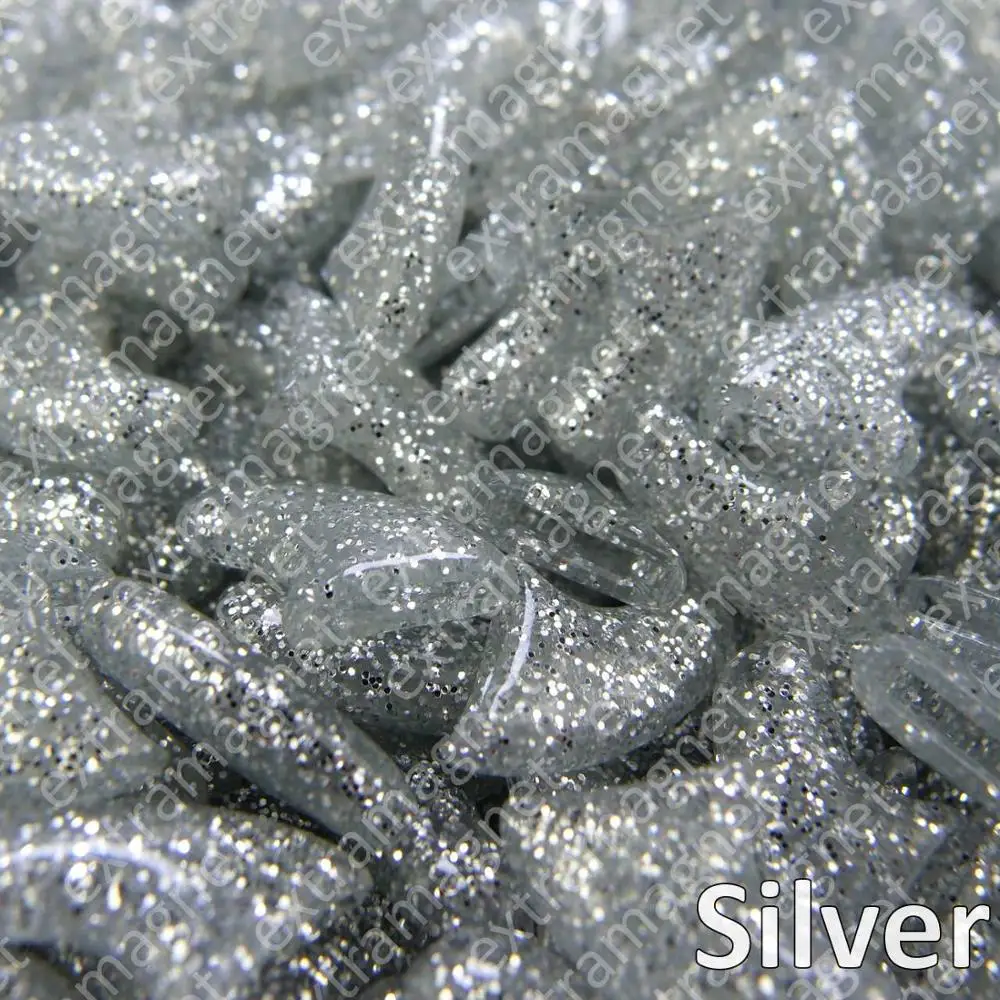 Silver 20 шт. мягкие колпачки для ногтей для кошек+ 1x клей+ 1x аппликатор/* XS, S, M, L, чехол, кошка, лапа, коготь, zqy*/ - Цвет: Silver