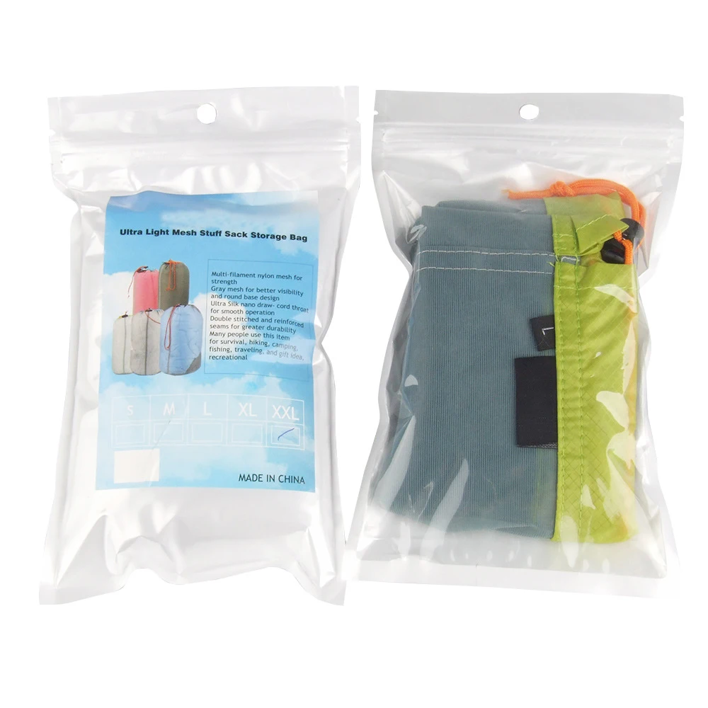 Уличная Легкая сетчатая сумка для хранения на шнурке Сетчатая Сумка мешок