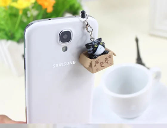 Новое поступление kpop Пылезащитная заглушка в виде симпатичного кота 4 цвета для