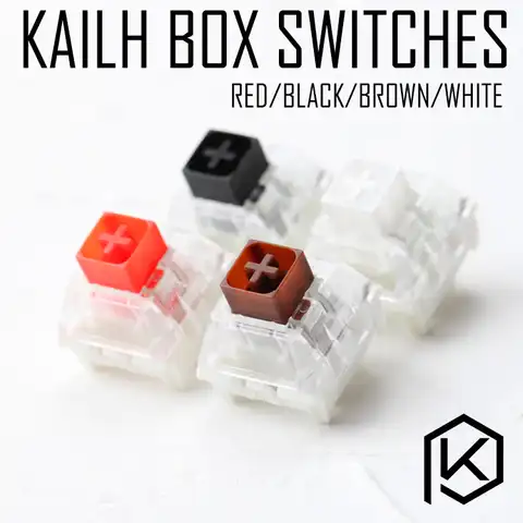 Переключатель Kailh для механической игровой клавиатуры, водонепроницаемый, красный, коричневый, белый, RGB, SMD