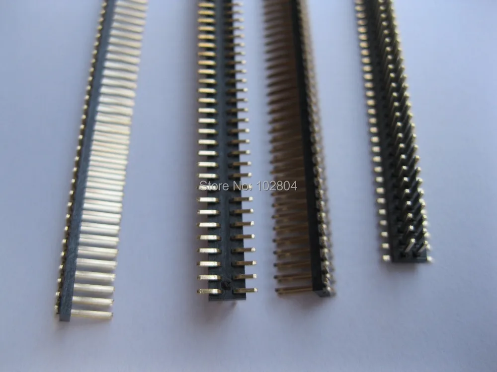 100 шт. Позолоченный SMD SMT шаг 1 27 мм хрупкий штырьковый разъем 2x40 80pin двухрядная