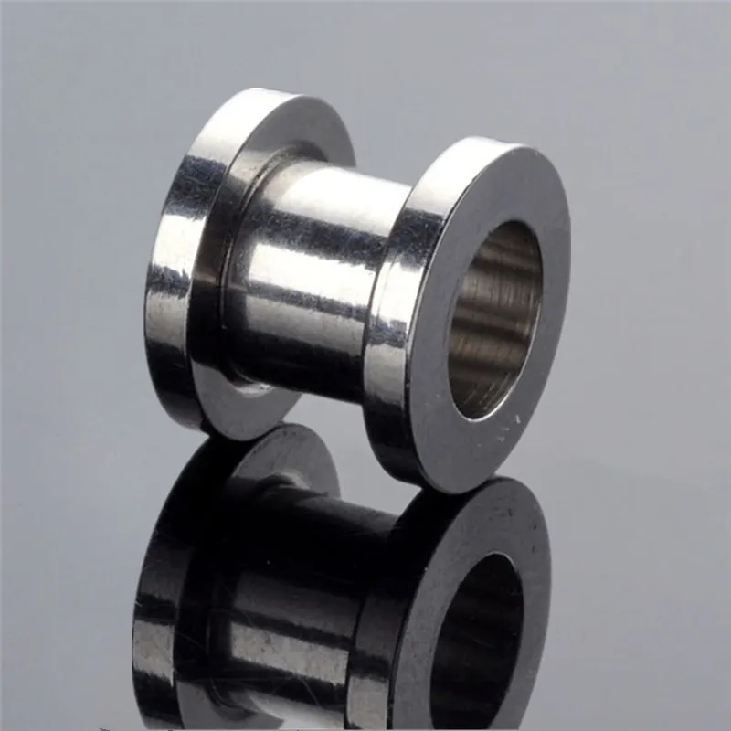 2 шт. заглушки для ушей из нержавеющей стали в стиле панк|piercing jewelry|screw ear plugear expander |