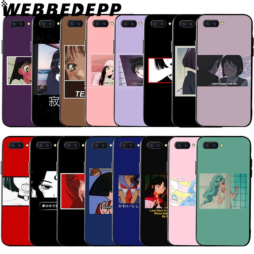 WEBBEDEPP Эстетическая аниме мягкий чехол для huawei для НУА Вэй слава 6 7A Pro 7C 8C 7X8X8 9 10 lite Note10