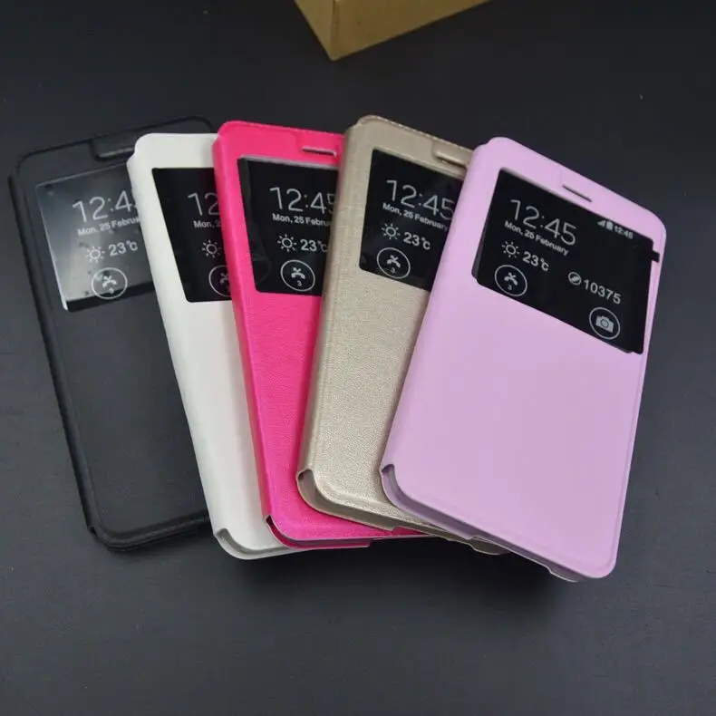 Защитный флип-чехол для Xiaomi Redmi Note 7, 6, 5 Pro, прозрачный чехол с окошком для мобильного телефона, кожаный футляр, бесплатный подарок для 2.5D стекла