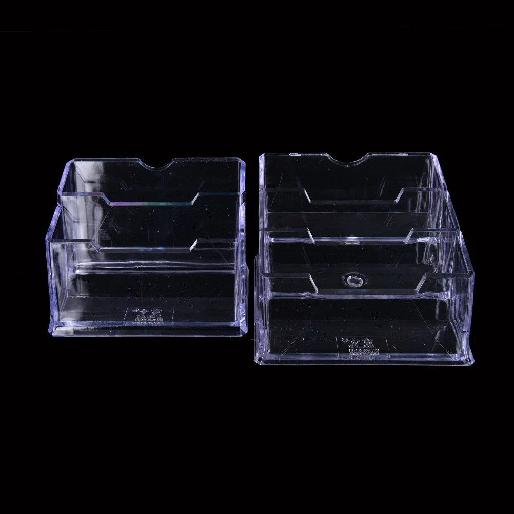 Новинка 2/3 ярусная пластиковая акриловая визитная карточка стойка дисплей