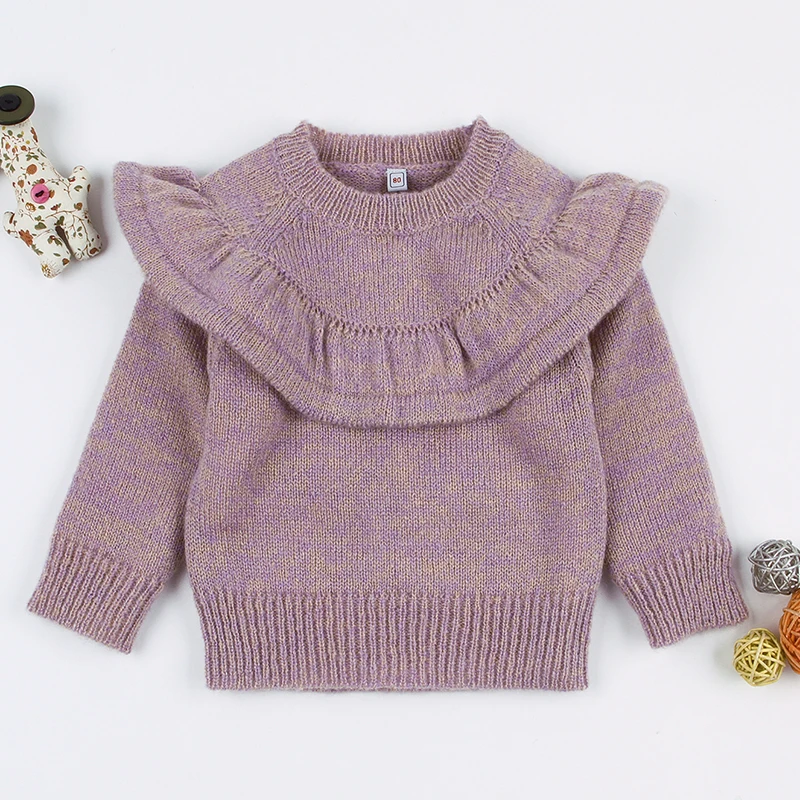 2019 Spring Baby Girls Sweaters Pullovers Fashion Long Sleeve Newborn Jumpers Autumn Outerwear Toddler Children Knitted Costume | Детская