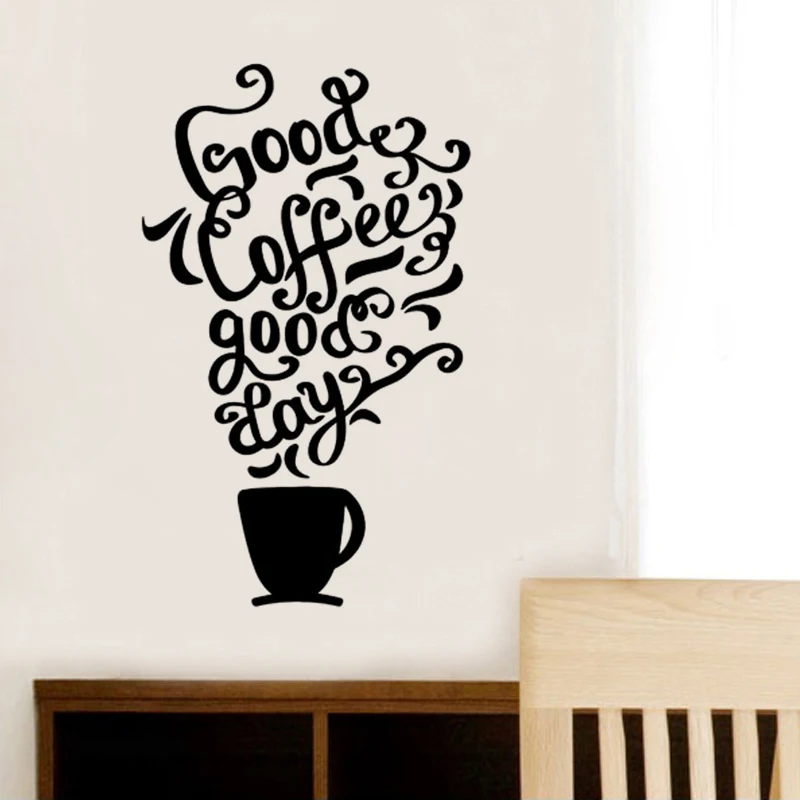 Креативная кухонная Настенная Наклейка для ресторана кофе Художественная