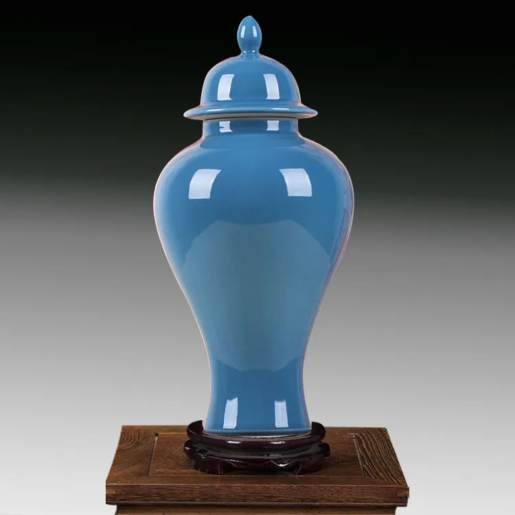 Китайские декоративные банки Цзиндэчжэнь синие керамические для имбиря