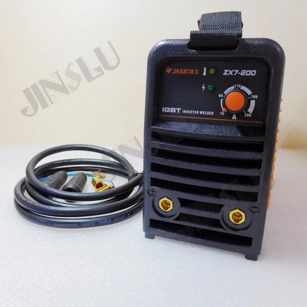 220V ARC200 ZX7 200 welder IGBT DC Inverter MMA сварочный аппарат с заземляющим зажимом 3M|mma welding