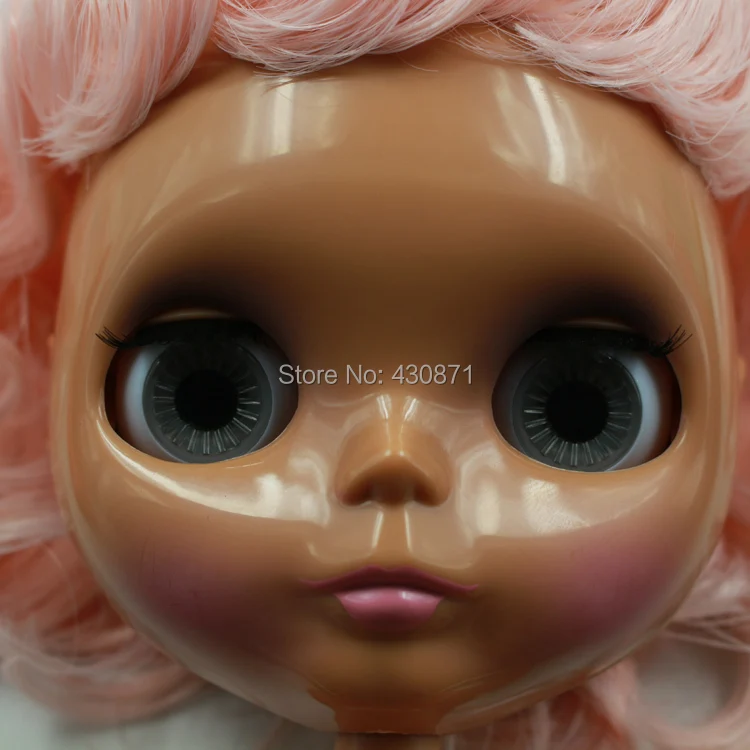 Темные куклы кожи розовые волосы (PRRS 77)|pink hair doll|doll dolldolls dolls |