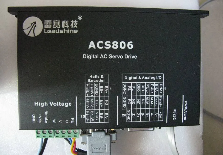 Оригинальный Новый ACS806 Leadshine 400 Вт бесщеточный DC привод с серводвигателем 20 80VDC 6A