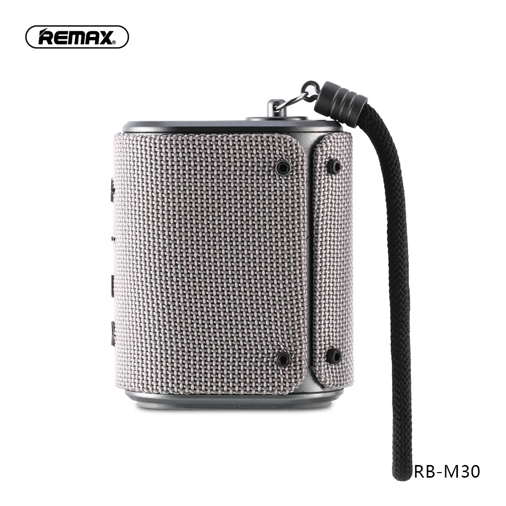 구매 Remax RB-M30 패션 야외 블루투스 스피커 IPX6 방수 먼지 방지 블루투스 4.2 내장 마이크 휴대용 스피커