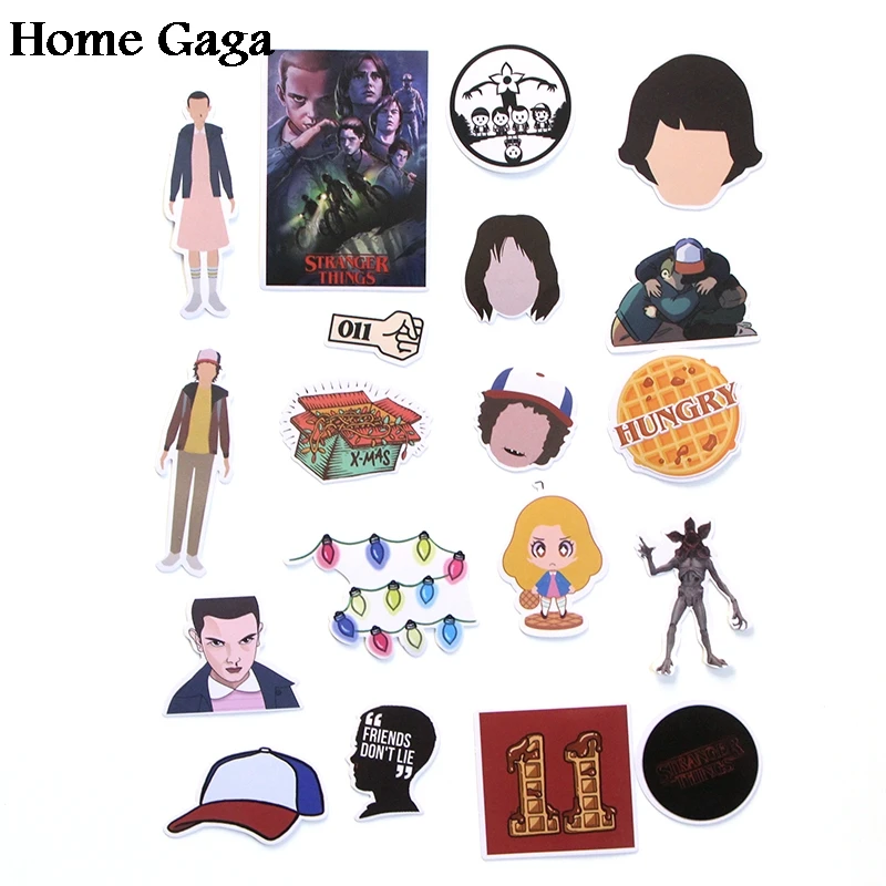 Homegaga 66 шт. странные вещи diy 90s художественный принт ноутбук телефон багаж ноутбук велосипед Скрапбукинг альбом наклейки D1437