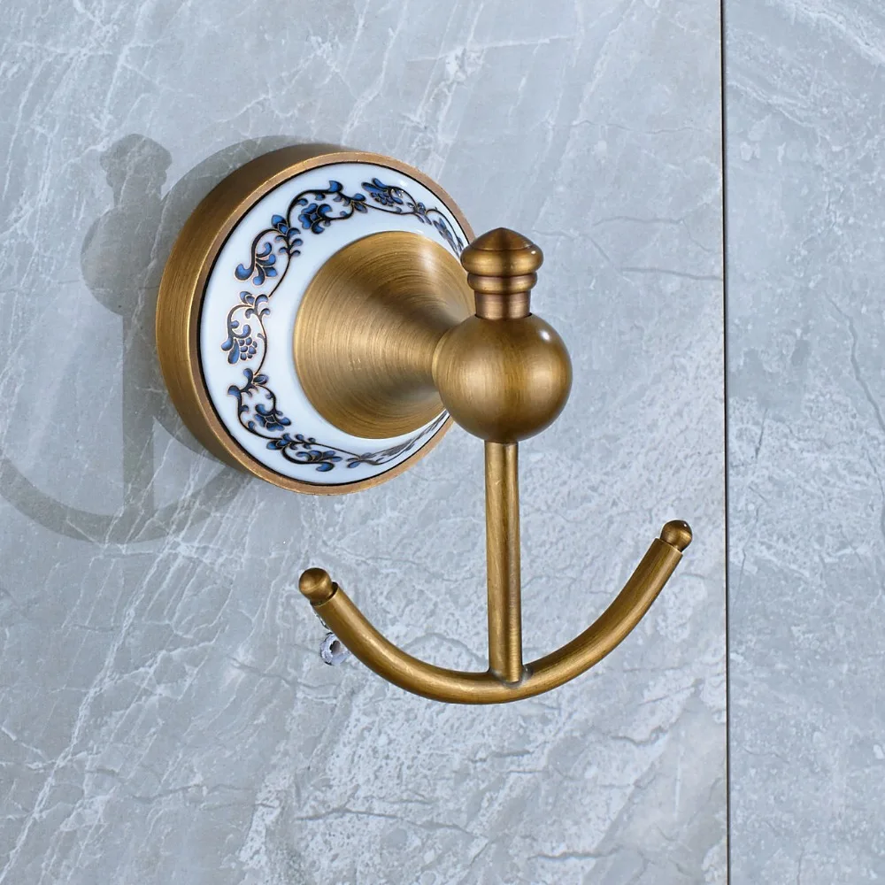 Бесплатная доставка керамическая декоративная вешалка для банного полотенца