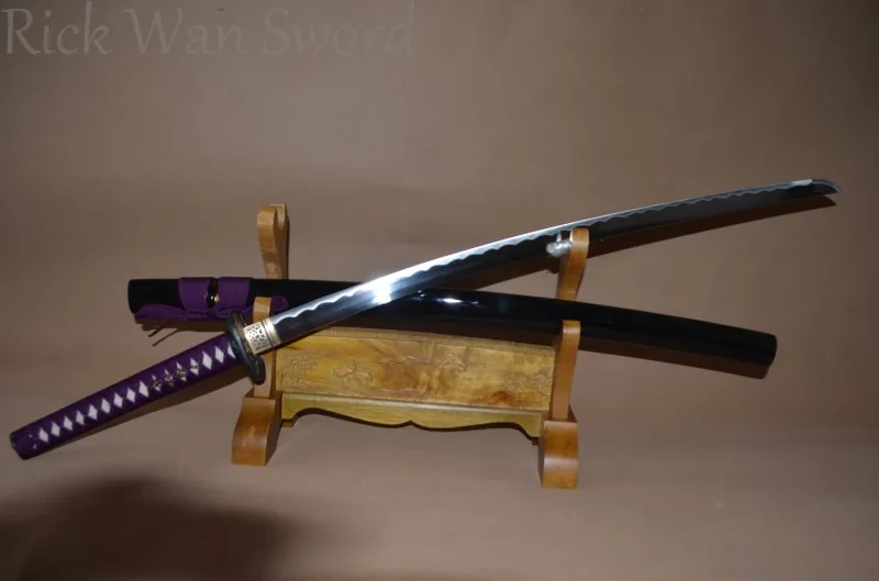 Японский самурайский меч T10 острый ручной работы кованый полностью обработанный