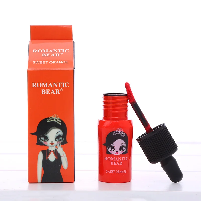 6 цветов Фрукты пятнистости Блеск для губ Водонепроницаемый длительный
