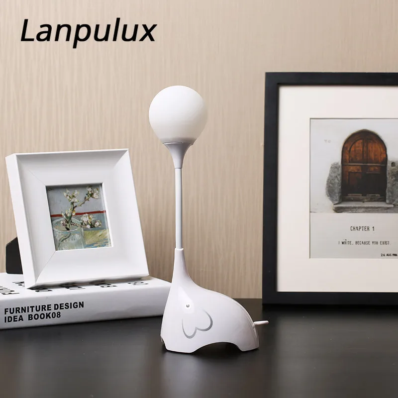 Lanpulux Маленький слон настольная лампа Креативный дизайн мультфильм прекрасный