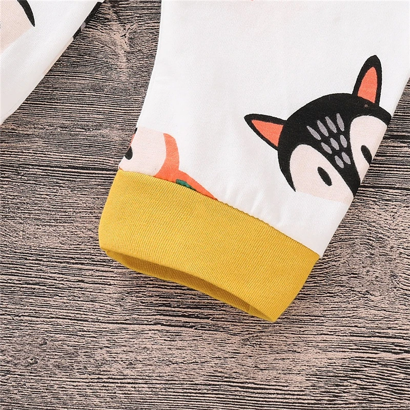 2019 г. новый осенний милый комбинезон для новорожденных девочек и мальчиков штаны