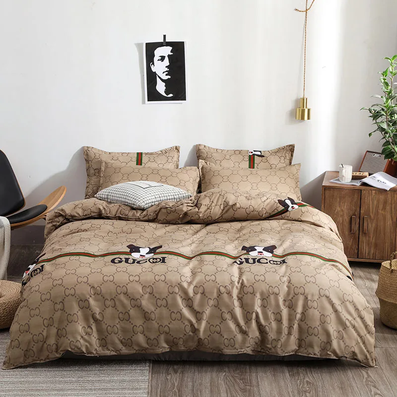 color9 Dreamort Комплект постельного белья с леопардовым принтом в пасторальном стиле, 3 или 4 шт., Комплект постельного белья для близнецов, полный комплект постельного белья, простыня+ пододеяльник+ наволочка - Цвет: color9