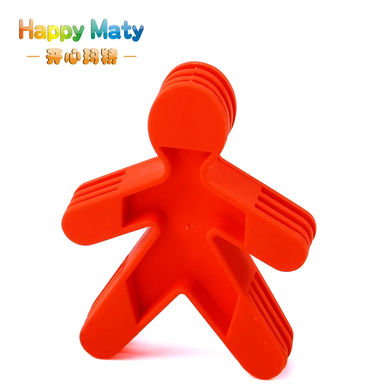 60 шт./компл. детские пластиковые мультфильм Little man строительные блоки подарок