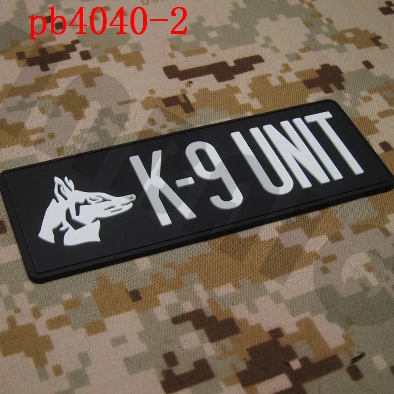 3D ПВХ патч K-9 блок K9 собаки мораль тактических военных