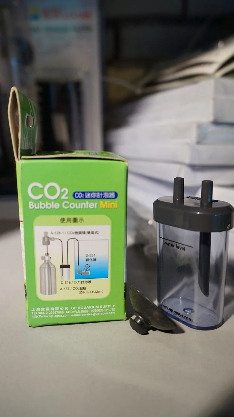 До Рафинированный CO2 пузырьковый метр для воды трава цилиндрический генератор