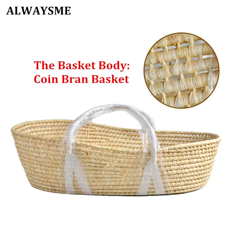 ALWAYSME полный комплект Колыбель включает в себя 1 шт. деревянная Колыбель кронштейн и одна кукурузная колыбель и ткань материал одеяло и матрас