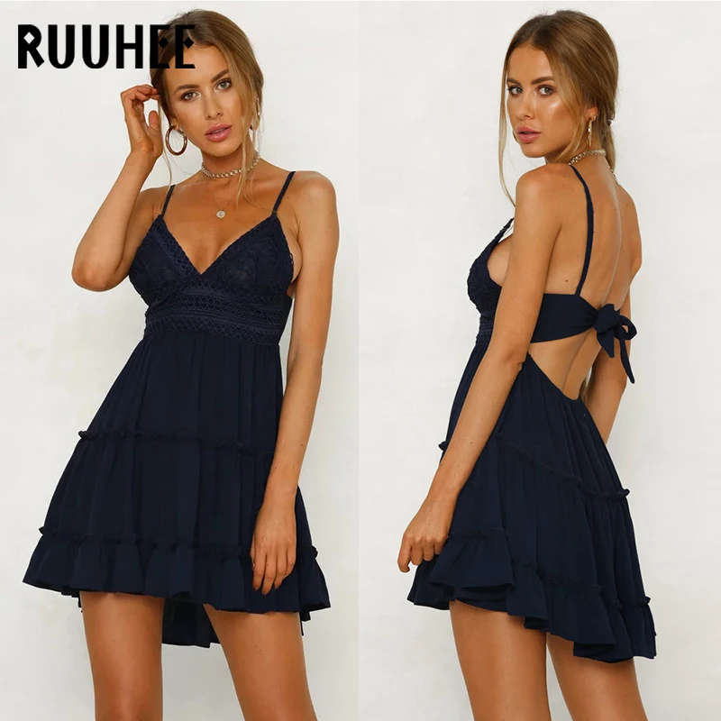 RUUHEE сексуальное пляжное платье накидка купальник бикини купальный костюм летняя