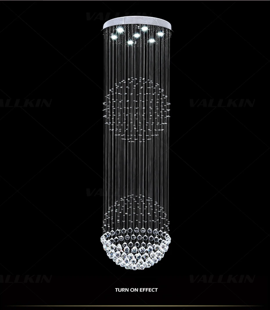 Роскошные хрустальные люстры лампы Гостиная лампы люстры де cristal indoor Огни Кристалл Подвески Люстры Освещение