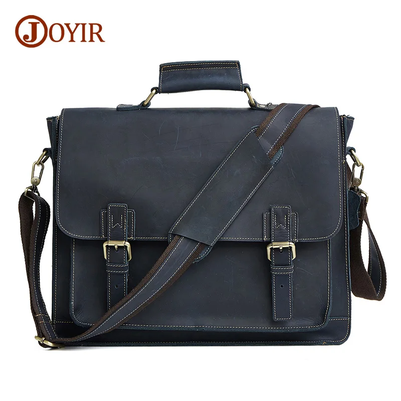 Сумка-мессенджер JOYIR мужская из натуральной кожи брендовая сумочка-тоут
