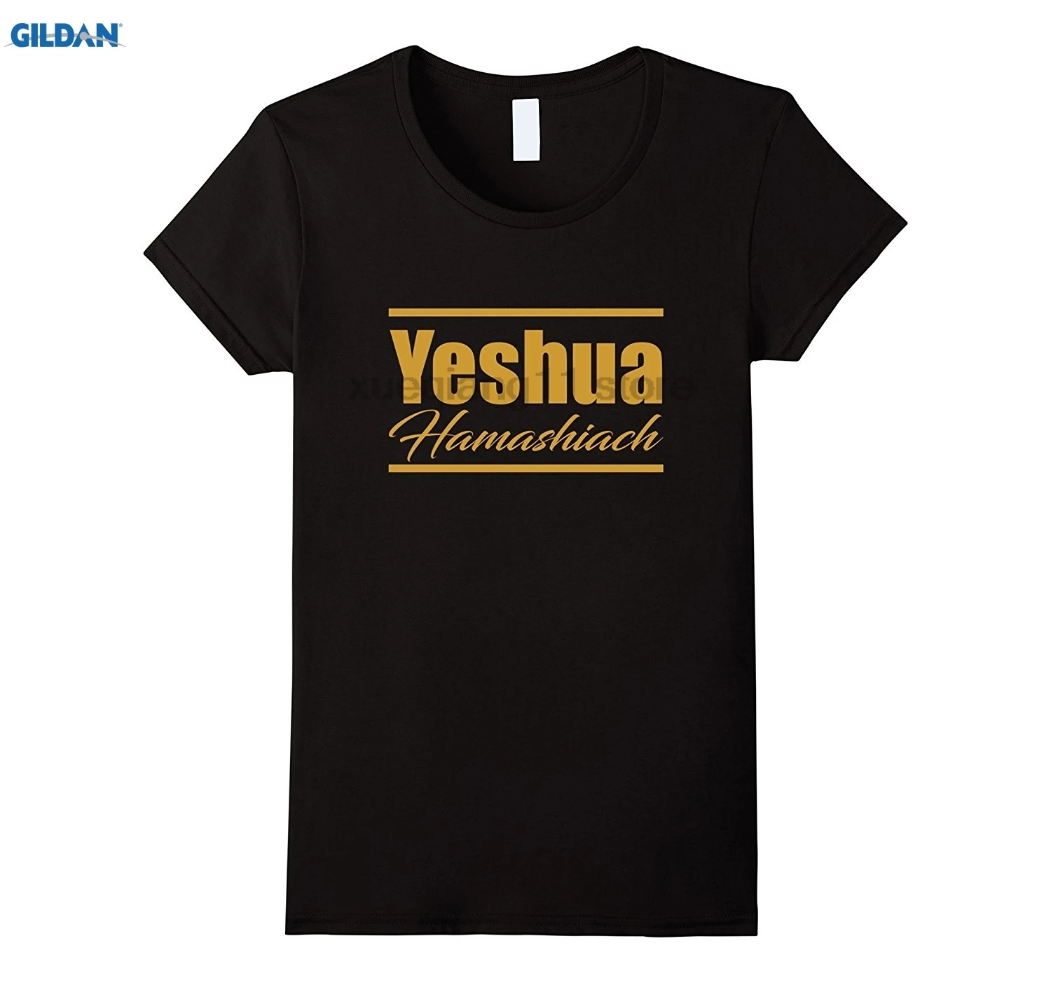 GILDAN Gold Yeshua Hamashiach футболка с ивритскими корнями движение Yahweh|Мужские футболки| |