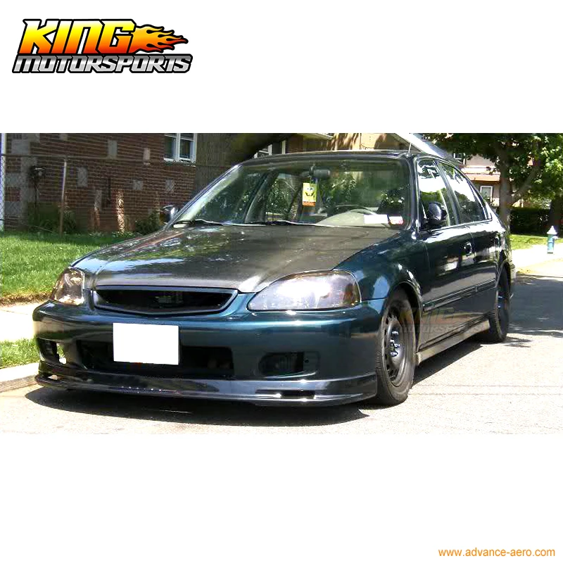 Спойлер на передний бампер подходит для HONDA CIVIC MUGEN 2000 PP Global Бесплатная доставка по