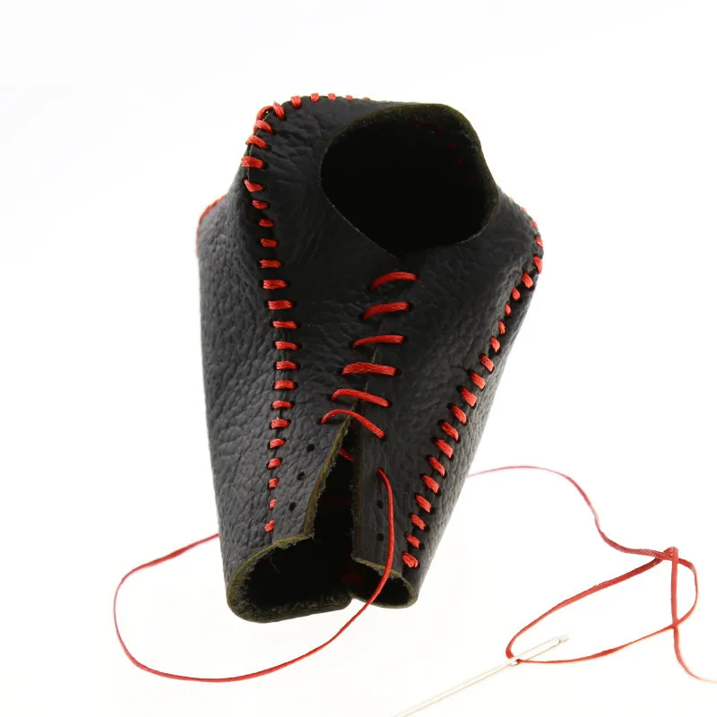 Автомобильный чехол из натуральной кожи с ручкой переключения передач для Kia Rio K2