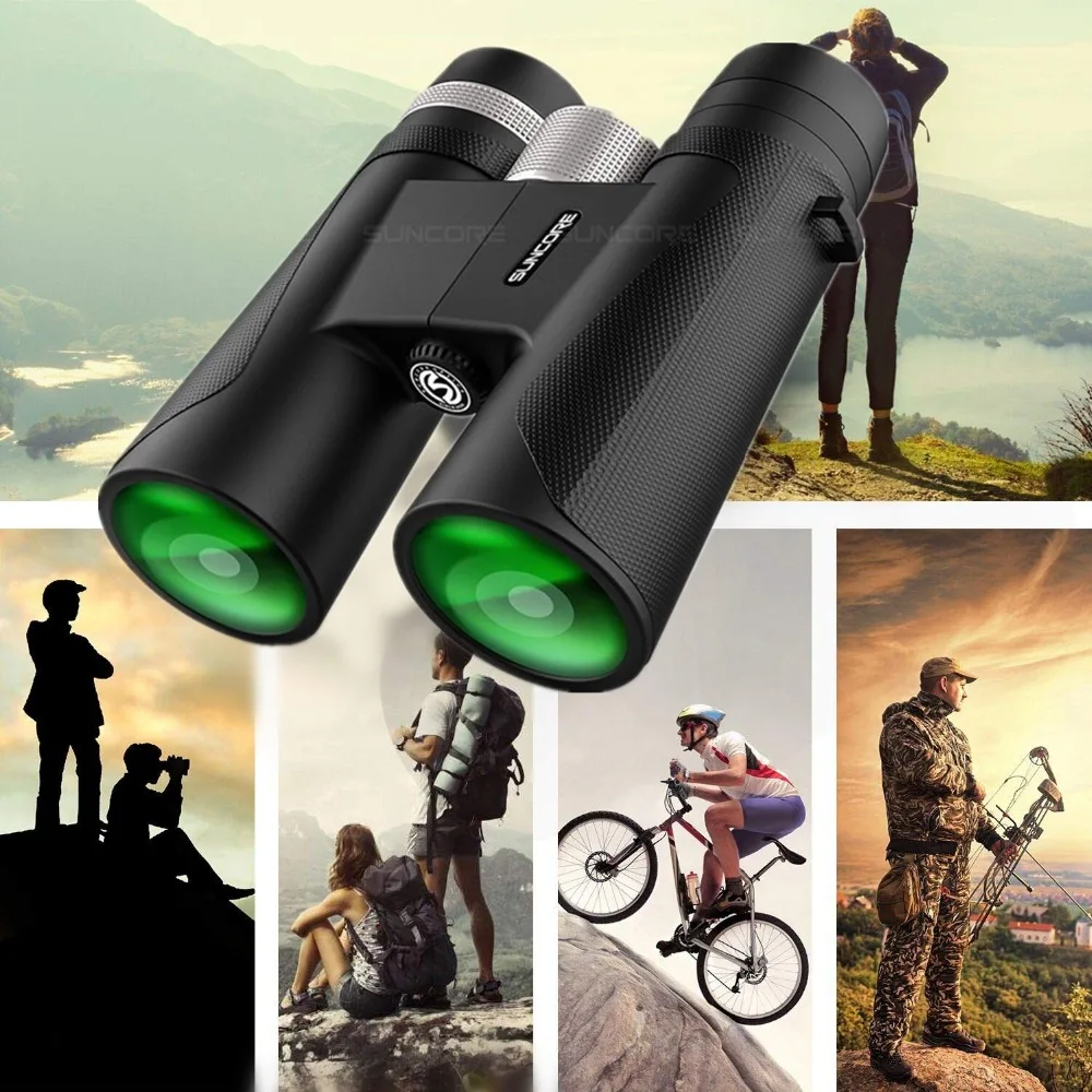 Охотничий бинокль HD Vision Военный с длинным диапазоном широкоугольный призма