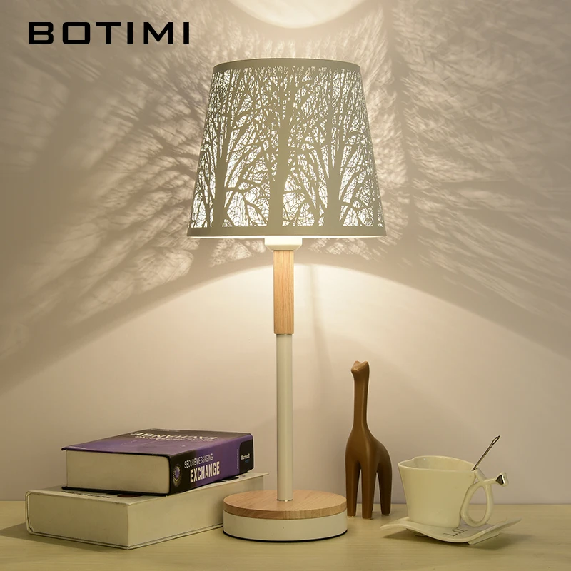 BOTIMI Art настольная лампа-деко с гравированным металлическим прикроватный абажур настольные лампы для чтения в отеле белые лампы для книг