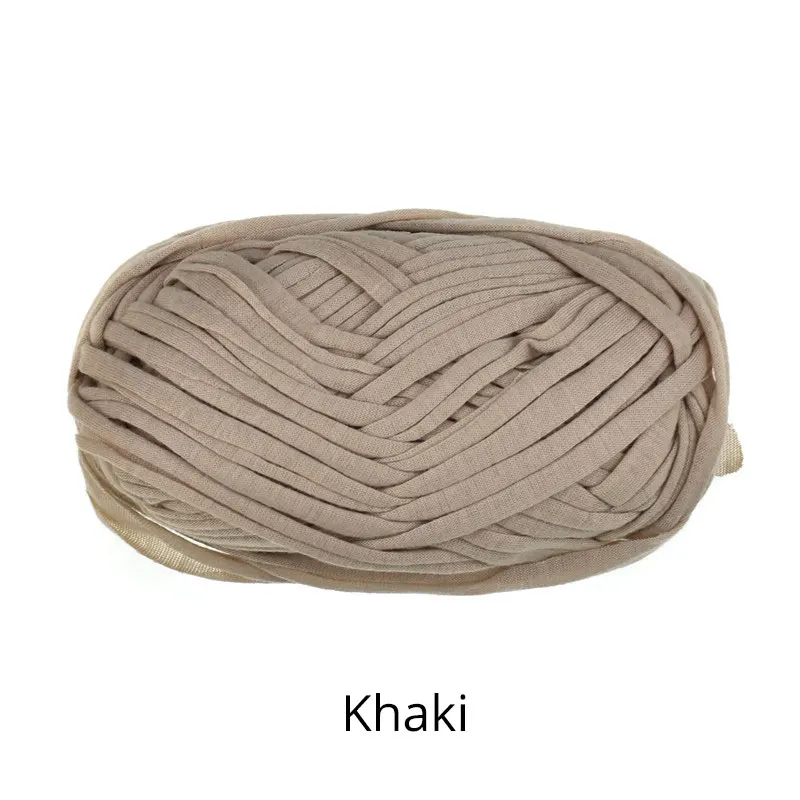 Khaki Looen 21 Цвета Вязание нить в пряже хлопчатобумажная пряжа из толстой нити Игла DIY Искусство ремесло для кружевом «кроше» сумка 100 г/шт - Цвет: Khaki