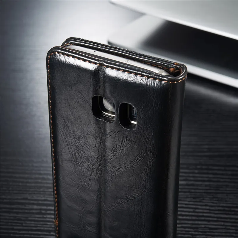 Чехлы CaseMe для телефонов samsung Galaxy S8 S7 Edge, Роскошный кожаный флип-чехол с подставкой для samsung S 8 7 S7edge, Магнитный кошелек, сумки