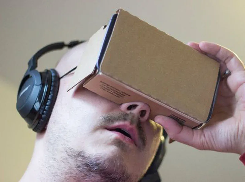 Очки виртуальной реальности Google Cardboard 3d очки VR Box Фильмы для Nexus Moto X сотовый