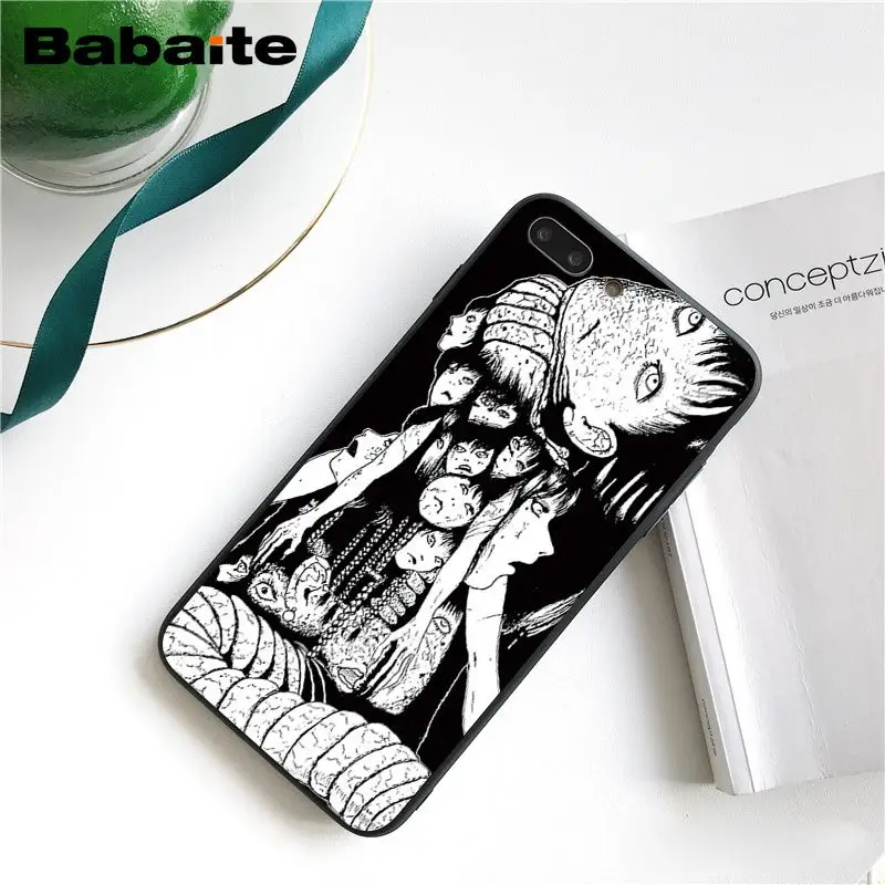 Babaite Junji Ito футболки ужас чехол для телефона для iphone 11 Pro 11Pro Max 8 7 6 6S Plus X XS MAX 5 5S SE XR