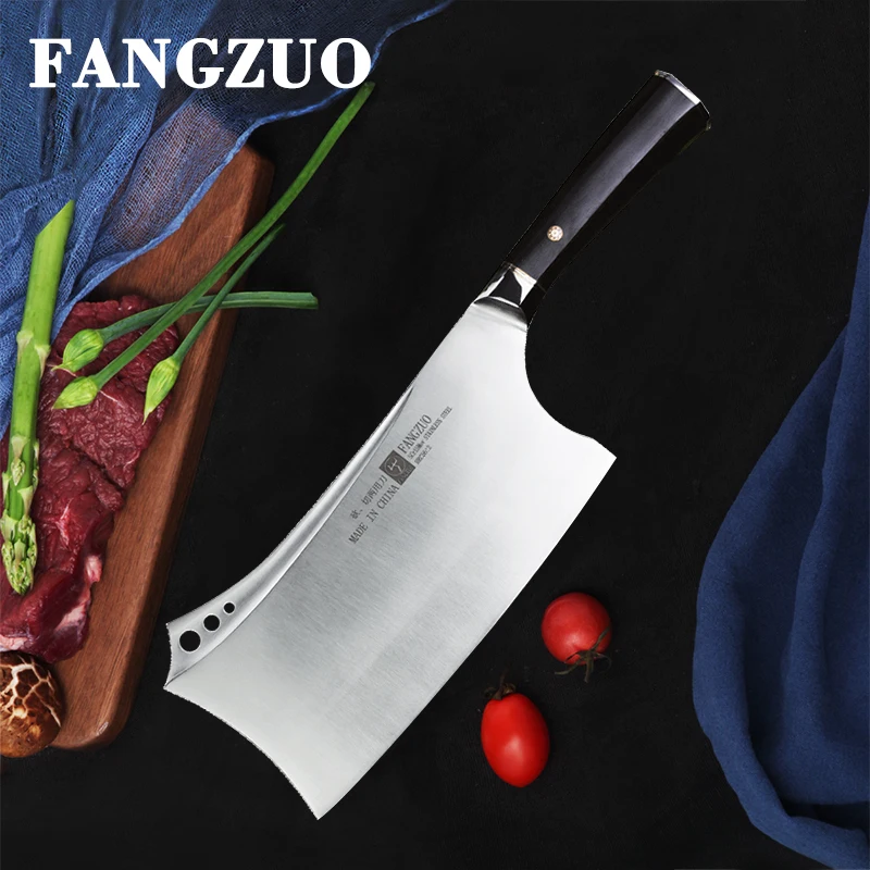 Кливер FANGZUO из нержавеющей стали 7 5 дюйма китайский разделочный нож кухонный