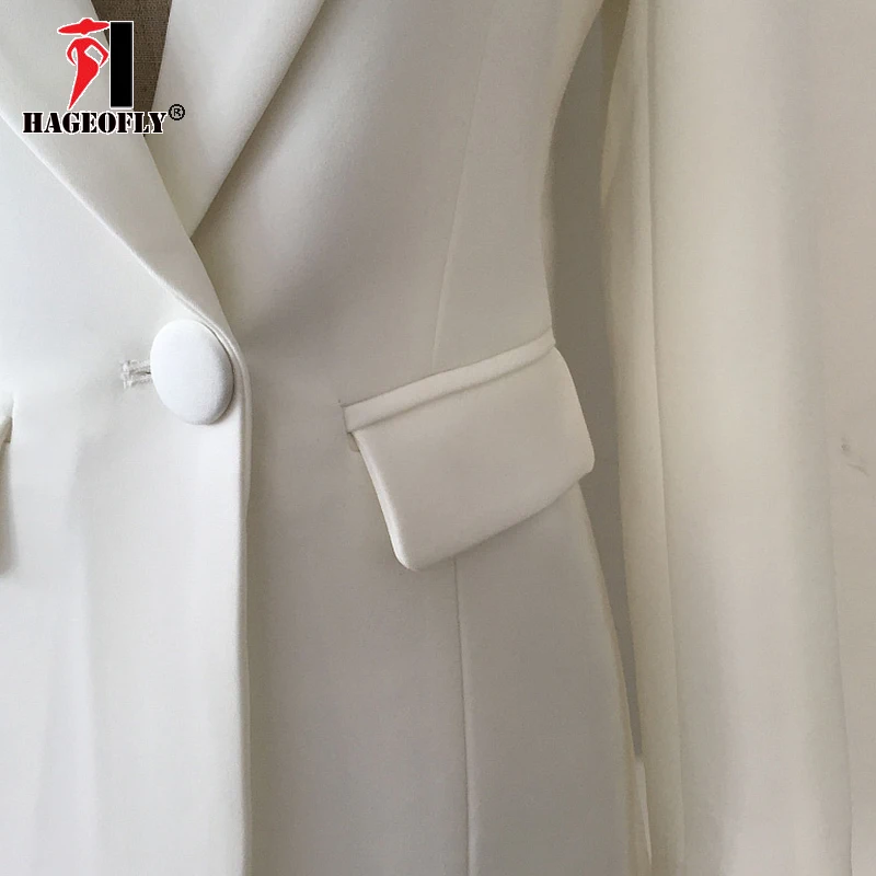 Женский офисный Блейзер на одной пуговице черный белый блейзер верхняя одежда