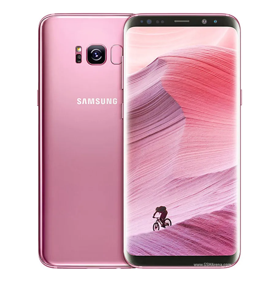 Samsung Galaxy S8 G950U,, LTE мобильный телефон, четыре ядра, 5,8 дюймов, 12 МП ОЗУ, 4 Гб ПЗУ, 64 ГБ, Snapdragon 835, NFC, отпечаток пальца