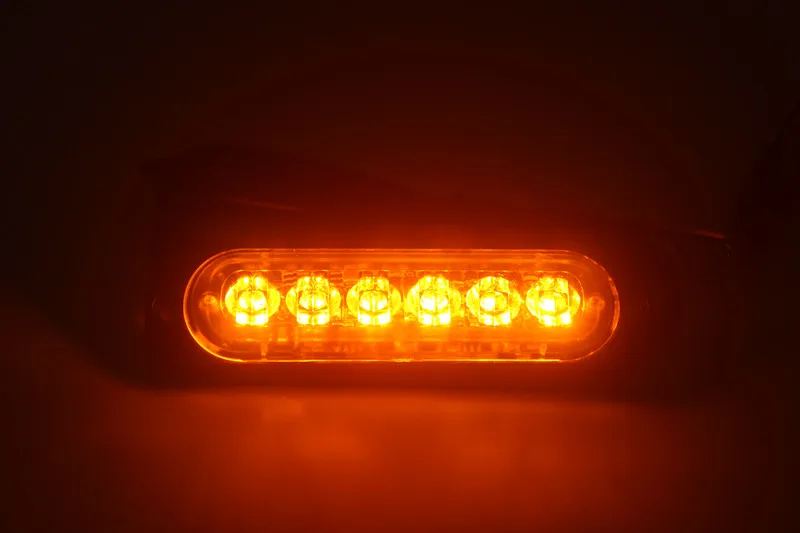 2x7 5 W ультра тонкий светодиодный внешний сигнальная лампа на решетку автомобиля