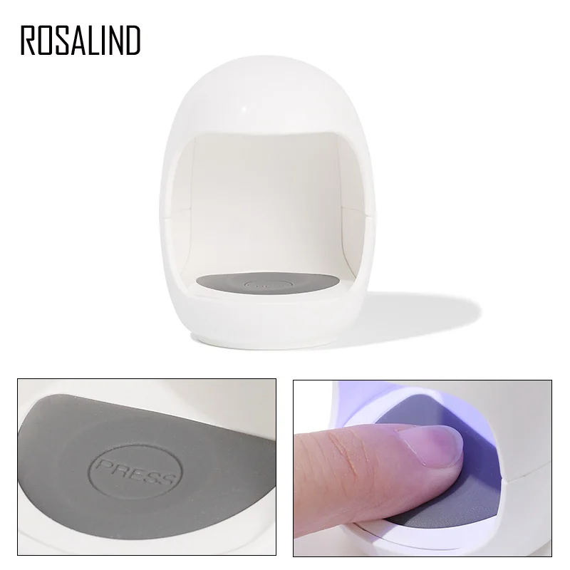 ROSALIND USB УФ гель для ногтей лампа отверждения света Гель-лак Сушилка машина