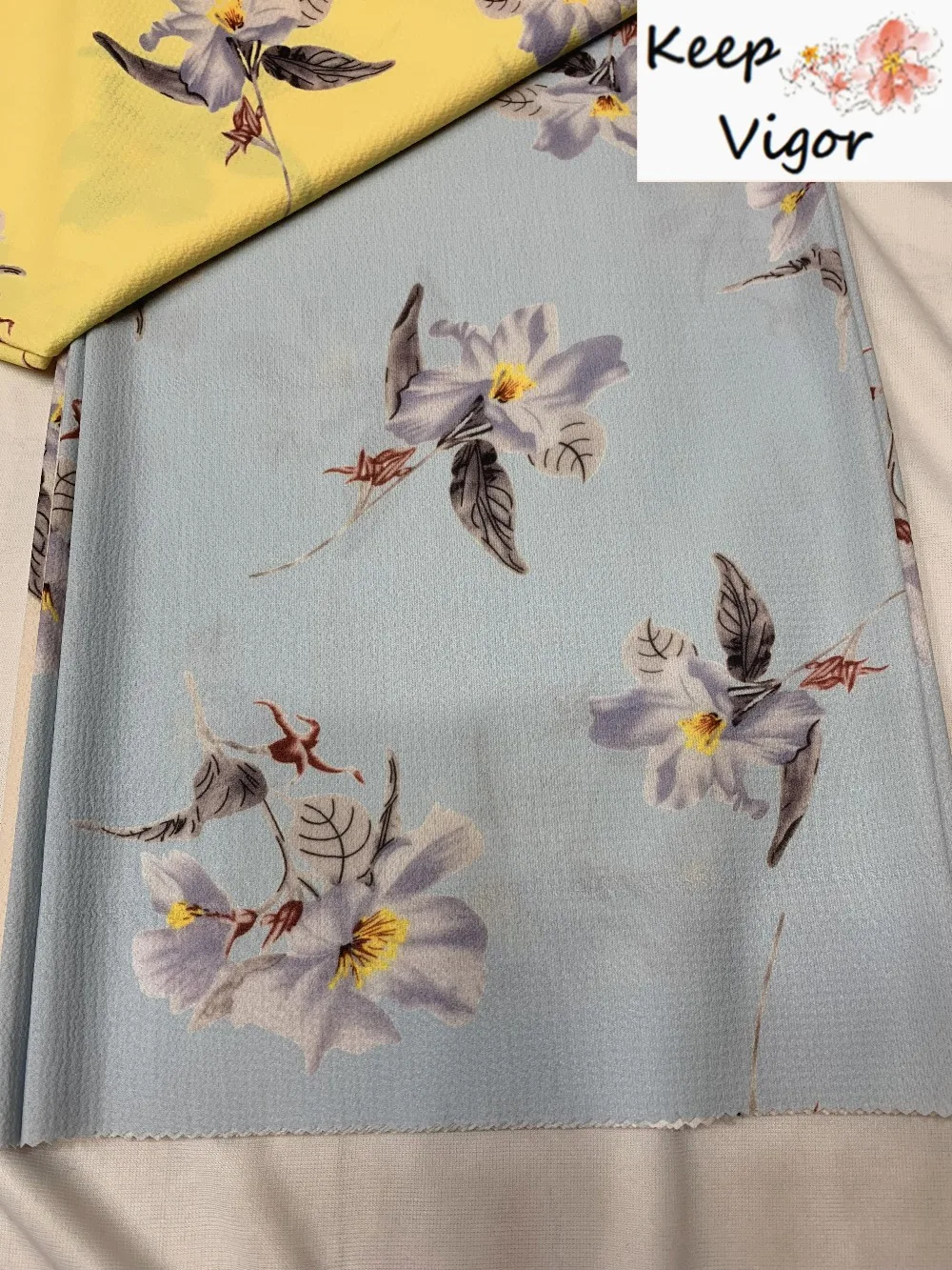 Прямая продажа с фабрики (1 метр) Мягкая элегантная ткань большим цветочным