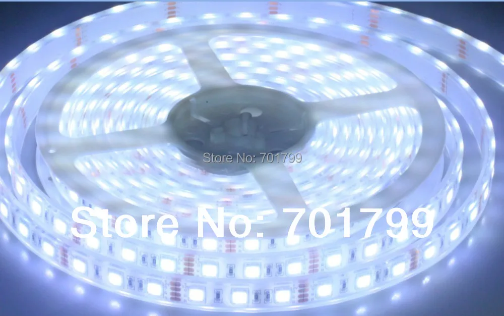 Светодиодный светильник 5050 SMD 12 В Гибкий 60 светодиодный/м 5 м 300 светодиодный белый