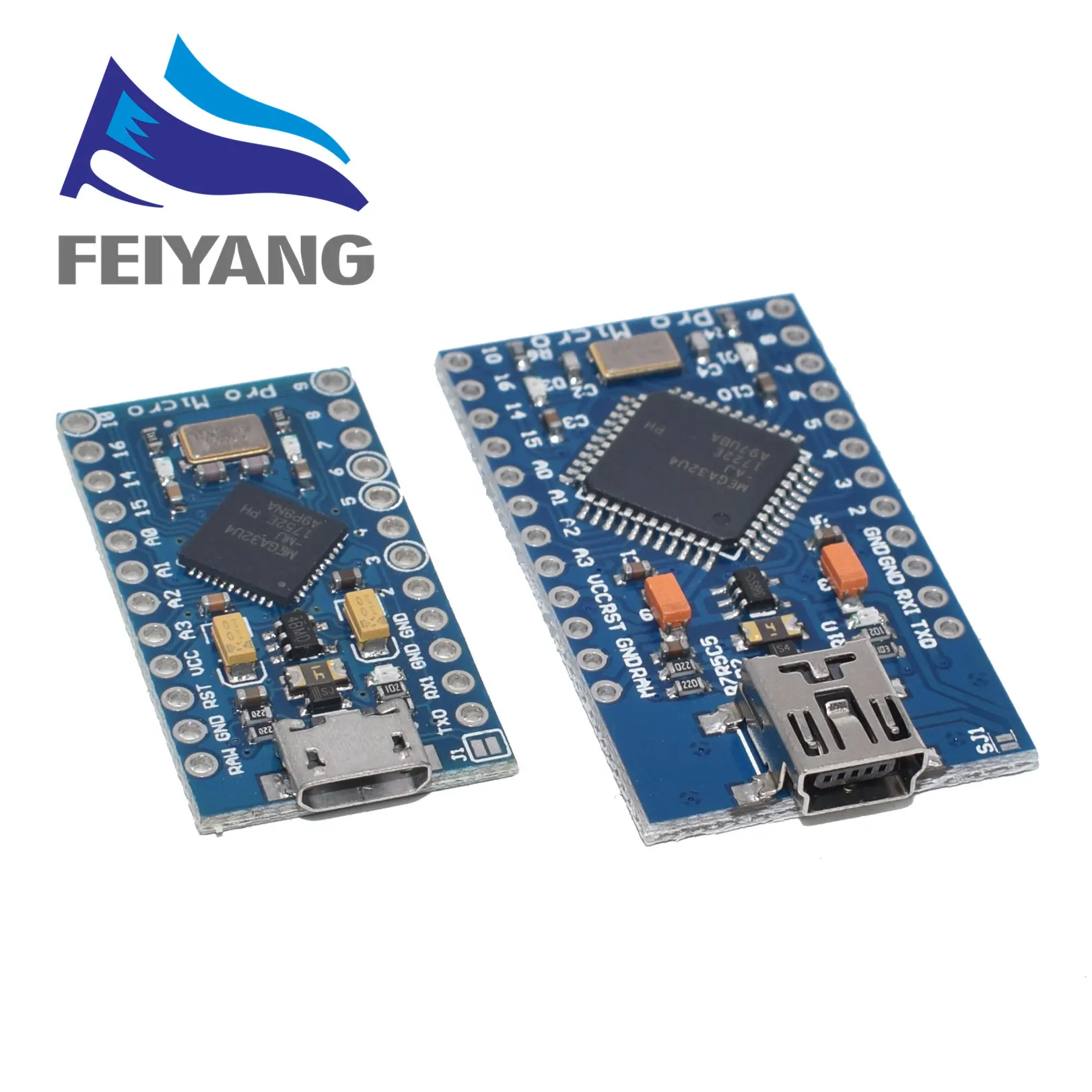 10 шт. PRO MICRO/MINI USB 5 в 16 МГц модуль платы для Arduino/Leonardo ATMEGA32U4-AU/MU контроллер
