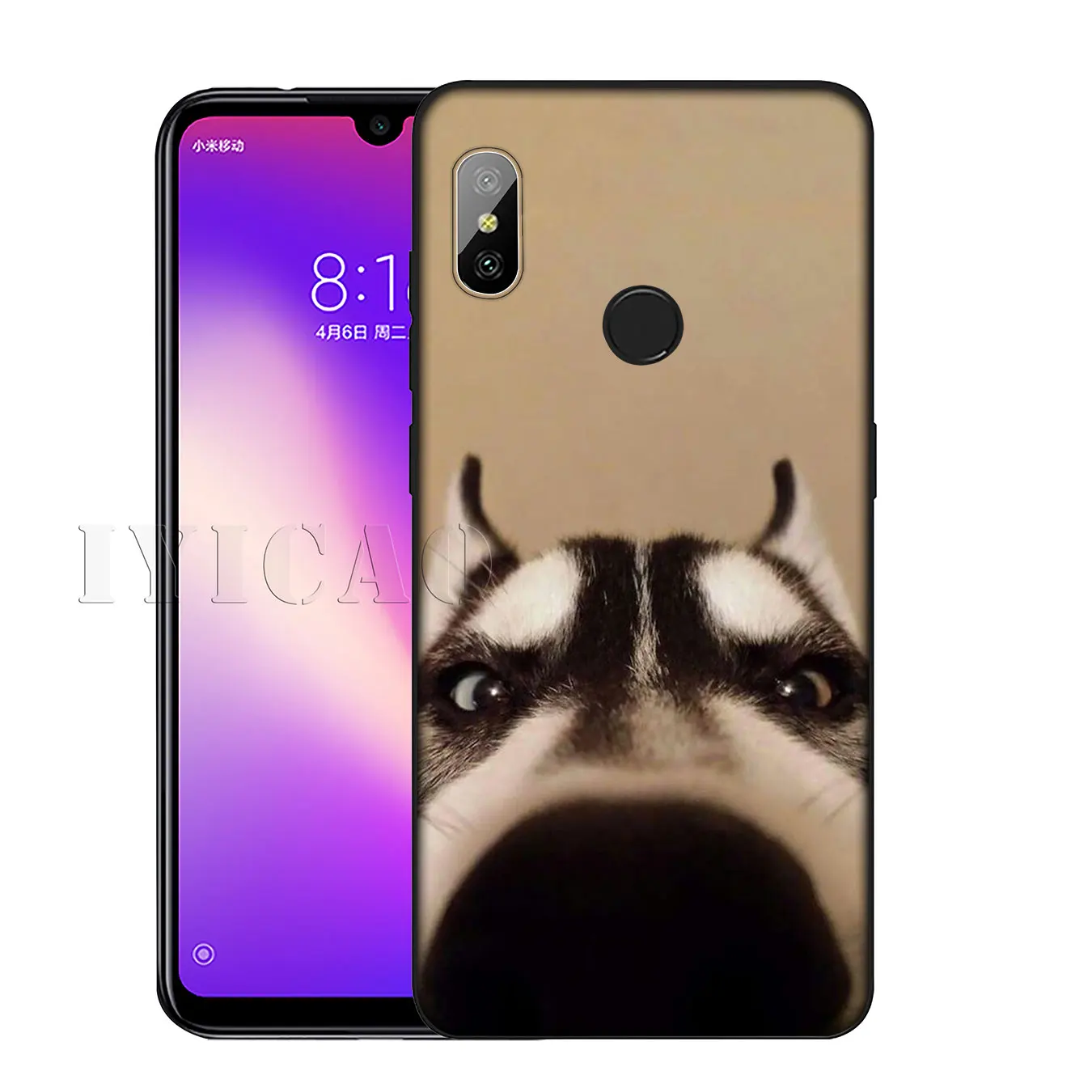 IYICAO Husky Dog милый мягкий силиконовый чехол для телефона Xiaomi Redmi K30 K20 8A 7A 6A 5A S2 GO Note 8 8T 7