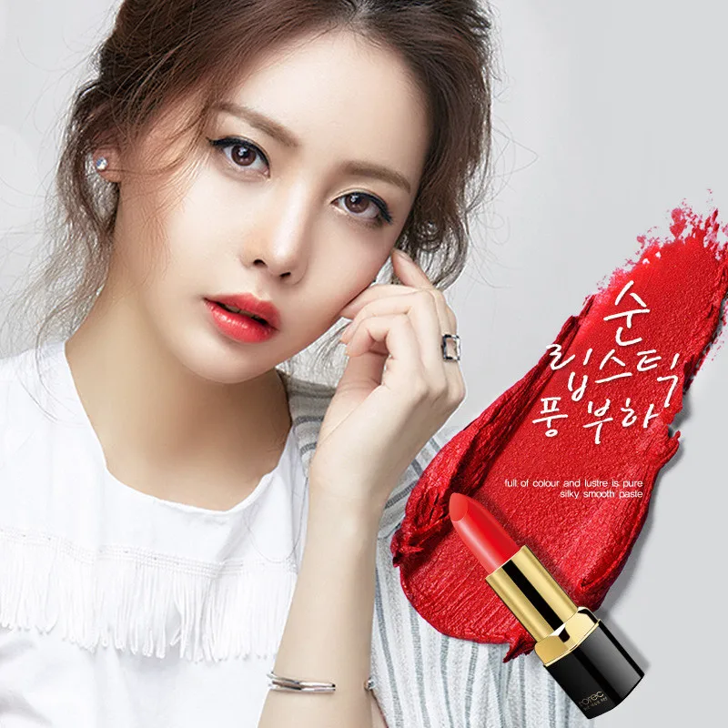 10 цветов Губная помада увлажняющая водостойкая долговечная легко носить